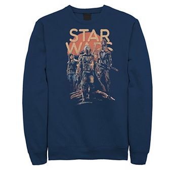 Men's Star Wars The Mandalorian Entourage Graphic Fleece Sweatshirt