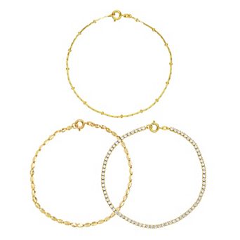 Sarafina Cubic Zirconia Bracelet Set