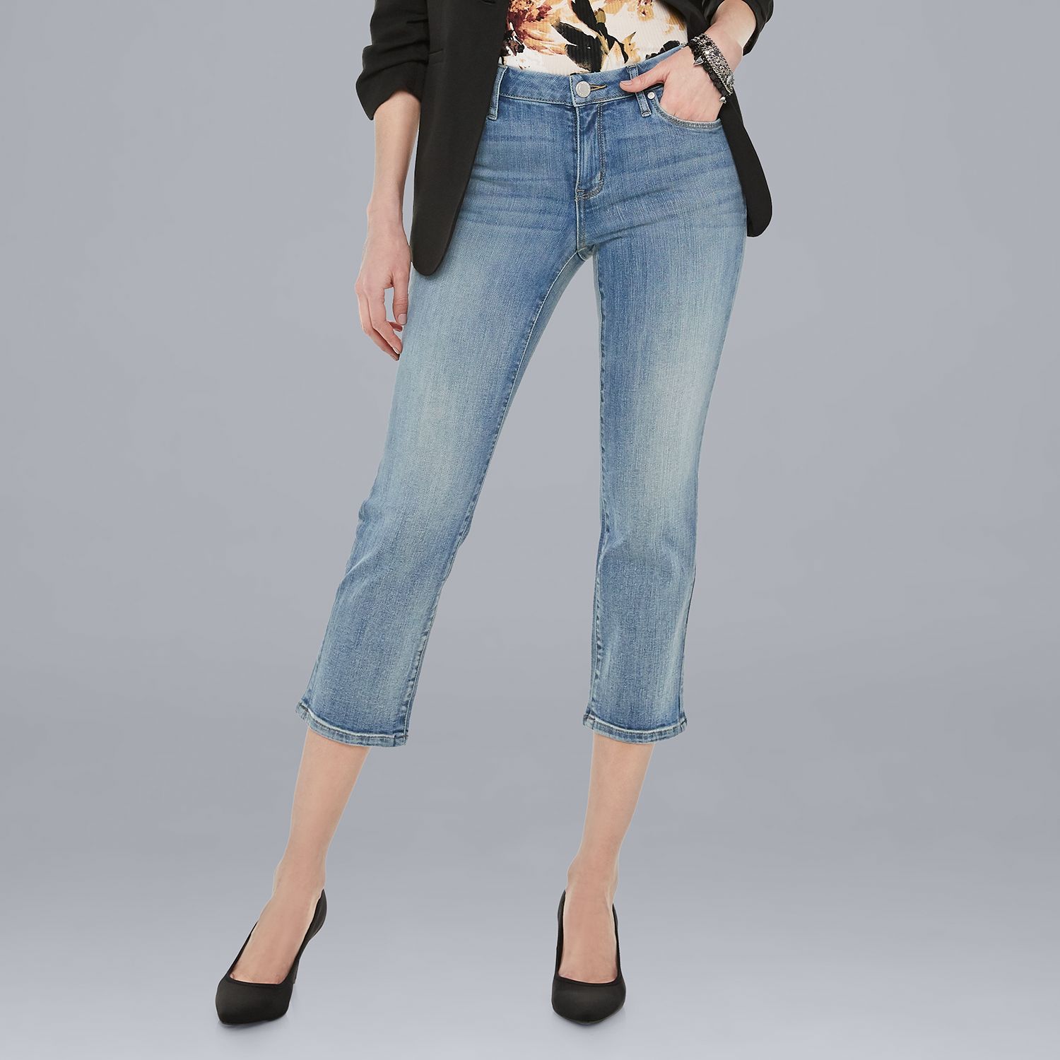 kohls cropped jeans