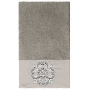 Linum Home Textiles Turkish Cotton Alyssa Embellished Bath Towel