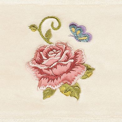 Linum Home Textiles Turkish Cotton Rebecca 2-piece Embellished Hand Towel Set