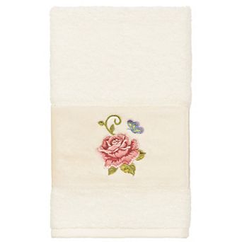 Linum Home Textiles Turkish Cotton Rebecca Embellished Hand Towel Set
