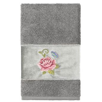 Linum Home Textiles Turkish Cotton Rebecca Embellished Hand Towel Set