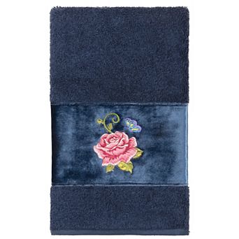 Linum Home Textiles Turkish Cotton Rebecca Embellished Hand Towel Set