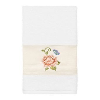 Linum Home Textiles Turkish Cotton Rebecca Embellished Hand Towel Set