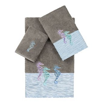 Linum Home Textiles Turkish Cotton Sofia 3 pc Embellished Towel Set