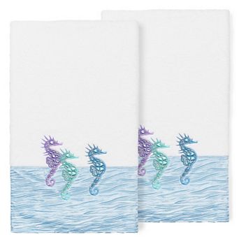 Linum Home Textiles Turkish Cotton Sofia 2-pack Embellished Bath Towel Set