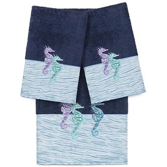 Linum Home Textiles Turkish Cotton Sofia 3 pc Embellished Bath Towel Set