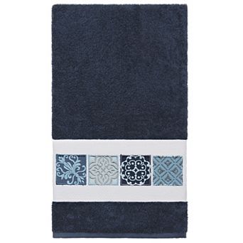 Linum Home Textiles Turkish Cotton Vivian Embellished Bath Towel