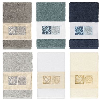 Linum Home Textiles Turkish Cotton Vivian Embellished Hand Towel