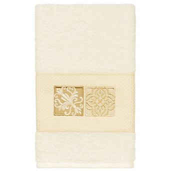 Linum Home Textiles Turkish Cotton Vivian Embellished Hand Towel