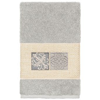 Linum Home Textiles Turkish Cotton Vivian Embellished Hand Towel