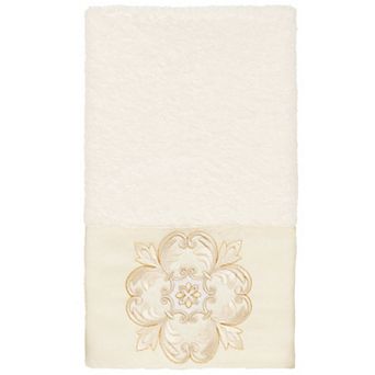 Linum Home Textiles Turkish Cotton Alyssa Embellished Hand Towel