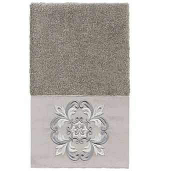 Linum Home Textiles Turkish Cotton Alyssa Embellished Hand Towel