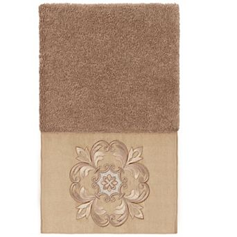 Linum Home Textiles Turkish Cotton Alyssa Embellished Hand Towel