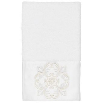 Linum Home Textiles Turkish Cotton Alyssa Embellished Hand Towel
