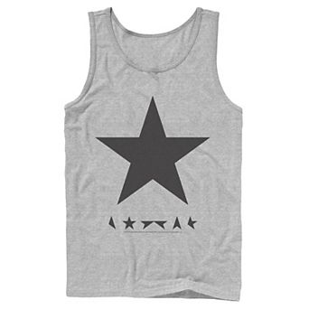 Men's David Bowie Black Star Album Cover Tank Top