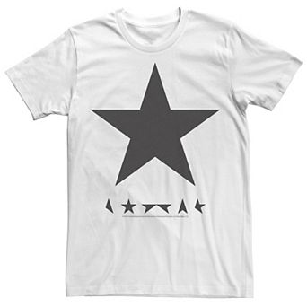 Men's David Bowie Black Star Album Cover Tee