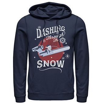 Men's Star Wars Luke Dashing Through Snow Christmas Hoodie