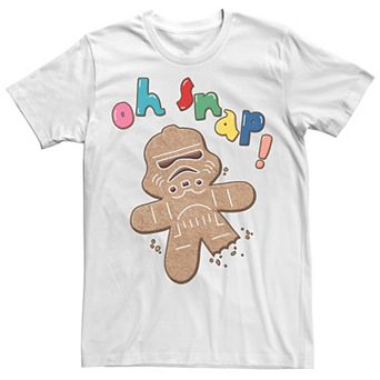 Men's Star Wars Stormtrooper Oh Snap! Gingerbread Tee