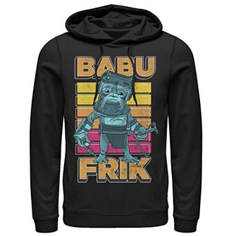Men's Star Wars The Rise Of Skywalker Babu Frik Pop Art Portrait Hoodie