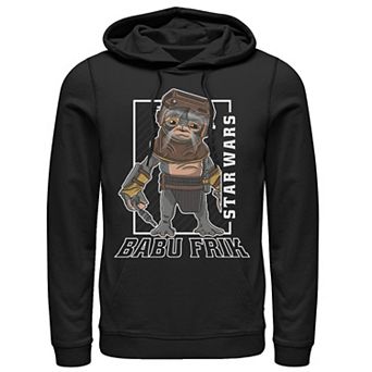 Men's Star Wars The Rise Of Skywalker Babu Frik Portrait Hoodie