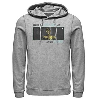 Men's Star Wars: The Rise Of Skywalker C-3PO Taking One Last Look Hoodie