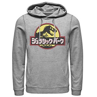 Men's Jurassic Park Japanese Classic Logo Hoodie