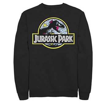 Men's Jurassic Park Blue Retro Classic Icon Sweashirt