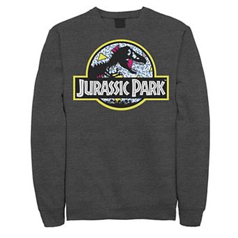 Men's Jurassic Park Blue Retro Classic Icon Sweashirt