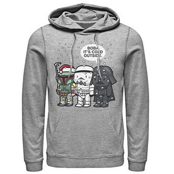 Men's Star Wars Christmas Boba It's Cold Outside Hoodie