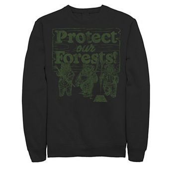 Men's Star Wars Ewoks Protect Our Forests Camp Sweatshirt
