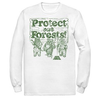 Men's Star Wars Ewoks Protect Our Forests Camp Tee