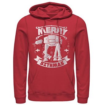 Men's Star Wars AT-AT Christmas Merry Sithmas Holiday Hoodie