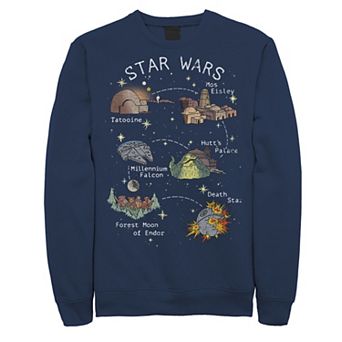 Men's Star Wars Story Map Sweatshirt