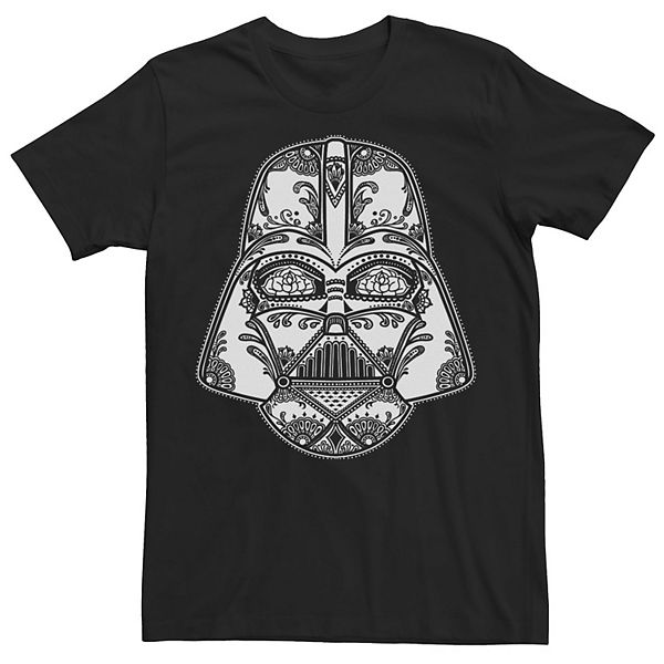 Men's Star Wars Darth Vader Sugar Skull Helmet Tee