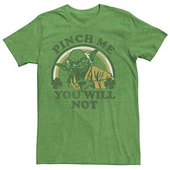 Men's Star Wars Yoda Pinch Me You Will Not Tee