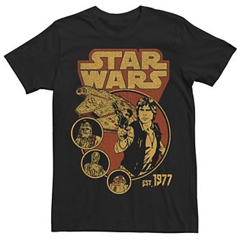 Men's Star Wars Est. 1977 Character Collage Poster Tee