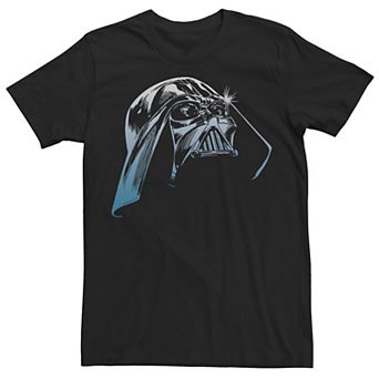 Men's Star Wars Darth Vader Comic Helmet Tee