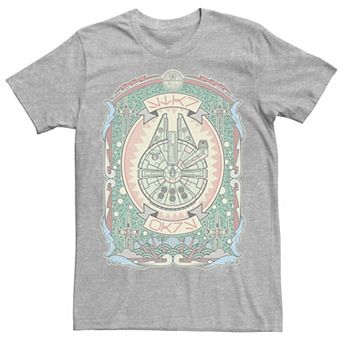 Men's Star Wars Geometric Falcon Poster Tee