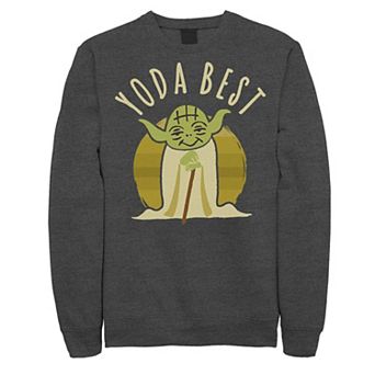 Men's Star Wars Yoda Best Sketch Portrait Sweatshirt