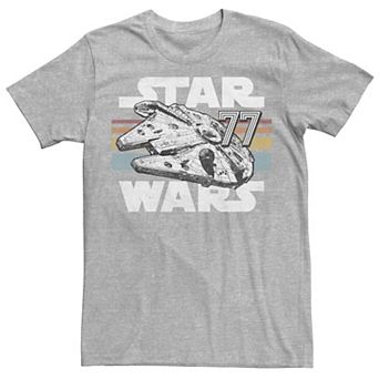 Men's Star Wars Millennium Falcon 77 Retro Tee