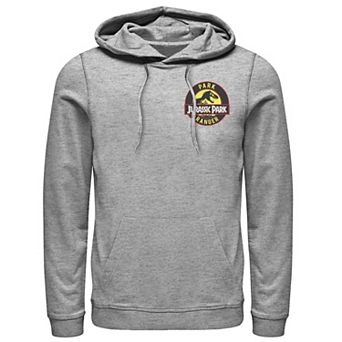 Men's Jurassic Park Ranger Logo Black Badge Hoodie