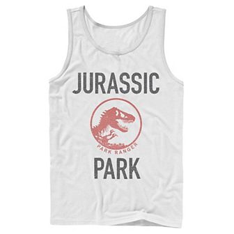 Men's Jurassic Park Fossil Coin Logo Tank Top