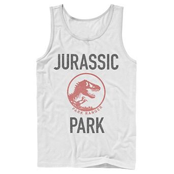 Men's Jurassic Park Fossil Coin Logo Tank Top