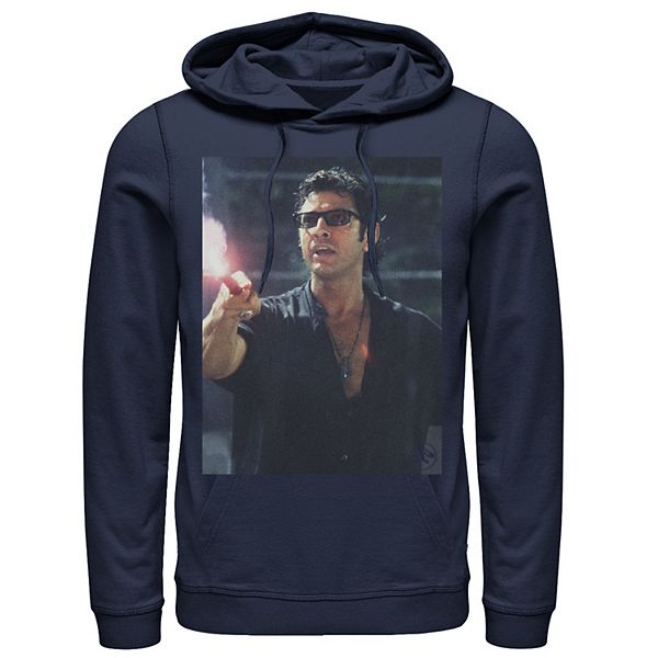 Men's Jurassic Park Ian Malcolm Road Flare Photo Hoodie