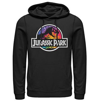 Men's Jurassic Park Tie Dye Classic Logo Hoodie