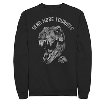 Men's Jurassic Park Tyrannosaurous Says Send More Tourists Sweashirt