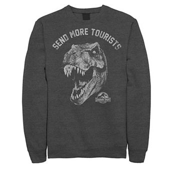 Men's Jurassic Park Tyrannosaurous Says Send More Tourists Sweashirt