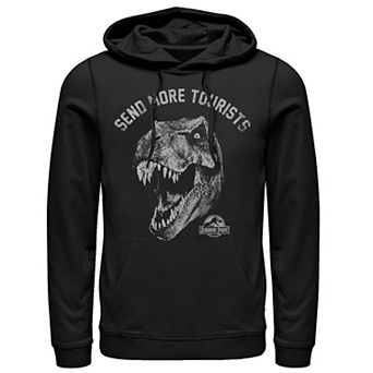 Men's Jurassic Park Tyrannosaurous Says Send More Tourists Hoodie
